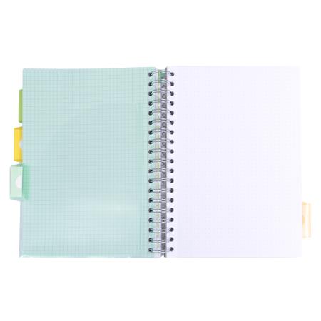 Spirálfüzet, B5, PUKKA PAD "Study book", szürke